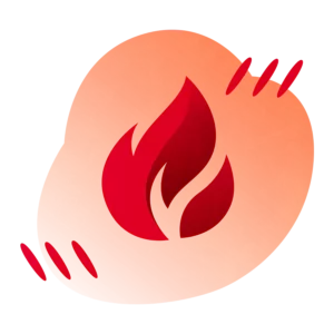 Fiery Red Icon